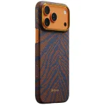 PITAKA Edge Case Breath of Veins, iPhone 17 Pro Max, Aramid Fiber, Burning Orange, MagSafe Compatible