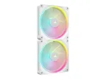 Ventiliatorių rinkinys Corsair iCUE LINK LX140 RGB CO-9051032-WW 140 mm 2 vnt. 2000 RPM Baltas