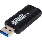 USB atmintukas PATRIOT Rage Lite 512GB 120 MB/s USB 3.2 i&scaron;traukiamas juodas (PEF512GRLB32U)