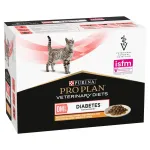PURINA Pro Plan Veterinary Diets DM St/Ox Diabetes Management &scaron;lapias ėdalas katėms - 10 x 85 g