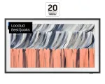 Samsung QE43LS03HEUXXH The Frame 43" QLED 4K i&scaron;manusis TV, Quantum HDR, HDR10+, 50 Hz, Tizen, juodas