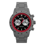 Timex vyri&scaron;kas laikrodis TW2Y02000 Expedition North Field Post Solar 44mm &ndash; juodas ciferblatas ir ekologi&scaron;kas audinio dirželis