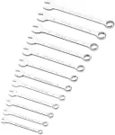 STANLEY ST-STMT82843-0 12 dalių kombinuotų raktų rinkinys 8-19 mm, chromo-vanadžio plienas, auk&scaron;to blizgesio poliravimas, OGV 12 briaunų žiedinis galas