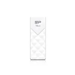 Silicon Power 16GB USB 2.0 atmintukas, i&scaron;traukiamas be dangtelio, baltas