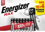Energizer Max Micro AAA &scaron;arminės baterijos 1,5 V, 16 vnt. (E303341000)