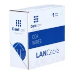 DSIT CAT5e U/UTP lankstus tinklo kabelis 100 m pilkas CCA 26/7 AWG