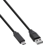 InLine&reg; USB 2.0 laidas, USB-C į A ki&scaron;tuką, juodas, 2 m, 80 vnt. didmeninė pakuotė