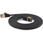 WANTEC 85444210 2 m Euro ki&scaron;tukas į IEC C7 maitinimo laidas, juodas