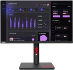 Monitorius Lenovo T24i-30 23,8 colio Full HD IPS su USB stotele, auk&scaron;čio reguliavimu, juodas (atnaujinta prekė)