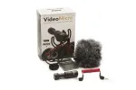 R&Oslash;DE VideoMicro Juodas skaitmeninis fotoaparato mikrofonas