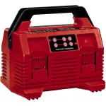 EINHELL Power X-Quattrocharger 4A &ndash; universalus Power X-Change įkroviklis 4 akumuliatoriams (LED būsenos indikacija, lygiagretusis įkrovimas, greitasis įkrovimas, įkrovimo valdymas)