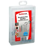 Fischer DuoPower 547212 universalus ki&scaron;tukų ir varžtų rinkinys, 76 dalys