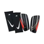 Nike Mercurial Lite futbolo blauzdų apsaugai juodi raudoni S