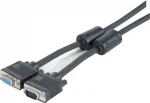 EXERTIS CONNECT SVGA monitoriaus laidas, 15-pin HD D-Sub vyri&scaron;kas/moteri&scaron;kas, 10,0 m, juodas 119840