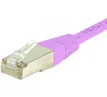 Exertis Connect 854484 Cat.6 S/FTP PiMF komutacinis kabelis, 5 m, rožinis, plonas apsauga nuo perlenkimo