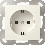 Gira System 55 SCHUKO elektros lizdas, grynas baltas, įleidžiamas, 16 A 446603