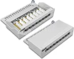 Wirewin DVP-TRIO-K5E 8 - 8 prievadų Cat5e ekranuotas stalinis prievadų skydas, LSA prijungimas