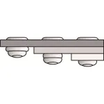 GESIPA PolyGrip aklina kniedė 4,8 x 17,0 mm aliuminis/plienas, 500 vnt. 1433833