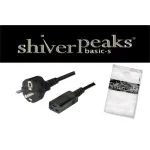 SHIVERPEAKS Basic maitinimo kabelis Schuko į IEC C19, 3 m, 16 A, juodas BS60015-S