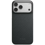 PITAKA Edge dėklas iPhone 18 Pro Max / 17 Pro Max - juodai pilkas