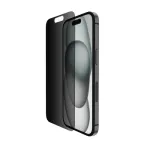 Belkin ScreenForce Pro &ndash; Apsauginis stiklas iPhone 14 Pro / 15 su privatumo filtru (OVA147ZZ)
