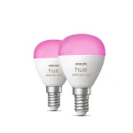 Philips Hue White and colour ambience Lustre P45 E14 i&scaron;mani lemputė (2 vnt.)