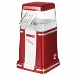 Unold Classic kukurūzų spragintuvas, raudonas, sidabrinis, baltas, 900 W