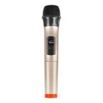 PULUZ PU628J UHF belaidis dinaminis mikrofonas su LED ekranu (auksinis)