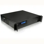 Serverio korpusas TECHLY I-CASE IPC-240L, 2U, micro ATX, 4x 3,5 colių lizdai, 1x 5,25 colio lizdas, 465x400x88,8 mm, juodas