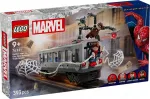 Konstrukcinis žaislas LEGO Marvel Super Heroes 76321 Spider-Man Doc Ock Subway Showdown, 393 detalės, 4 minifigūrėlės, nuo 9 metų