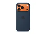 Silicone Dėklas Apple iPhone 17 Pro MagSafe Midnight Tamsiai Mėlynas