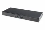 DIGITUS USB-PS/2 Combo-KVM jungiklis 8 prievadų su IP modulio lizdu
