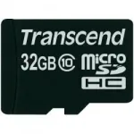 TRANSCEND 32GB MicroSDHC kortelė Class 10 be dėžutės ir adapterio