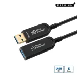 Microconnect USB3.0AAF20AOP aktyvus optinis USB laidas, USB 3.2 Gen 1 (3.1 Gen 1), 20 m, USB A, juodas