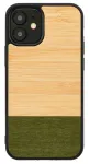 Man and Wood dėklas iPhone 12 mini &ndash; Bamboo Forest juodas