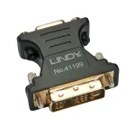 Lindy DVI-A (vyri&scaron;kas) į VGA (moteri&scaron;ką) adapteris, juodas