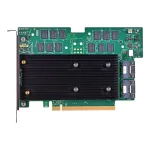 RAID valdiklis Broadcom MegaRAID 9670W-16i: 16 kanalų, Tri-Mode SAS 24 Gb/s / SATA 6 Gb/s / NVMe, PCIe 4.0 x16, 8 GB, RAID 0/1/5/6/10/50/60, MD2, 240 SAS / 32 NVMe įrenginiai