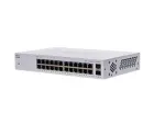 Cisco CBS110 nevaldomas 24 prievadų GE jungiklis su 2x 1G SFP bendrinamais prievadais