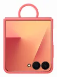 Samsung Galaxy Z Flip7 dėklas su žiedu (silikoninis) 17,4 cm (6,85 inch) Raudonas