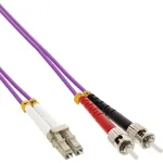InLine Fiber Optinis Dupleksinis Laidas LC/ST 50/125&micro;m OM4 20m