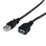 StarTech.com USB 2.0 prailginimo kabelis 0,91 m, A-A, vyri&scaron;ka/moteri&scaron;ka, juodas