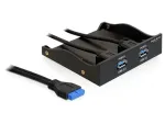 Priekinis USB 3.0 lizdo skydelis DeLOCK 61896, 3,5 inch / 5,25 inch