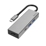 Hama 00200107 USB-C i&scaron;plėtimo adapteris, dokavimo stotelė, 4 prievadai, 2x USB-A, USB-C, HDMI, USB 3.2 Gen 1