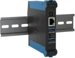 SEH INU-100 USB įrenginių serveris, DIN bėgeliui, 2x USB 3.0, Gigabit Ethernet, microSD (M07210)