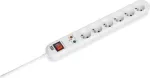 Prailginimo laidas Bachmann SMARTLINE 3m 6 AC lizdų vidaus baltas