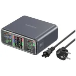 Įkrovimo stotelė 360W 5xUSB-C + 1xUSB-A GaN