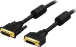 DVI laidas Deltaco DVI-602A 2 m DVI-D juodas