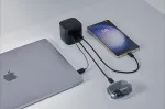 Maitinimo adapteris 1xUSB-A / 1xUSB-C, juodas 7806522 Intenso