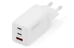 Sieninis įkroviklis DIGITUS DA-10303 67W GaN, 2&times; USB-C + 1&times; USB-A, 100&ndash;240 V, baltas