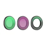 Sunnylife 1/4 objektyvo filtrų rinkinys 3 vnt. &ndash; Black Mist + CPL + ND16, skirtas Osmo Nano